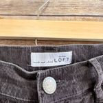 Loft Pants Women’s Size 26/2 Gray Black Modern Skinny Corduroy Photo 2