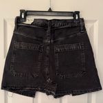 Free People We The Free Bare With Me Denim Mini Skirt Women’s Black Size 24 Photo 4