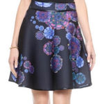 Cynthia Rowley Boho whimsigoth Y2K Floral purple pink blue 4 mini skirt dopamine colorful Photo 0