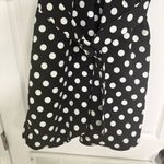 River Island  Black And White Polka Dot Belted‎ Dress Size 6 Photo 4