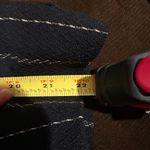 Dana Buchman Black/Navy Cream Pin Stripes Long 1 Button Wool Blazer Jacket Sz 2P Photo 14