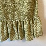 Hesperus  green and white floral smocked dress Large Photo 2