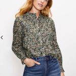 Loft pin tucked button down top Photo 0