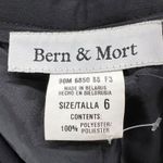 Bern & Mort Pants Womens 6 Black Pleated High Waist Tapered Dress Trouser Office Photo 8