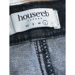 House Of CB  Bria High Rise Straight Leg Jeans Faded Black Stretch large Photo 3