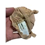 Aerie  tan lace Unpadded lined pull over bralette large Photo 1