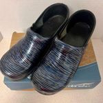 Dansko  Professional Wavy Stripes Patent Clogs Photo 0