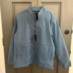 Dusty blue men’s sip up golf jacket Size L Photo 0