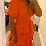 orange mini dress Size L Photo 2