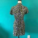 Kori  america green leaf wrap dress in size small Photo 2