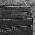 Pilcro and The Letterpress Jeans Womens 32x26.5 Black High Rise Flare Fray Hem Photo 5