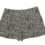 AnnTaylor Loft Tropical Dressy Shorts Large Black Photo 1