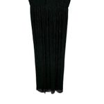 After Six  Dramatic Ruffle Edge Convertible Strap Metallic Pleated Maxi Dress Photo 6