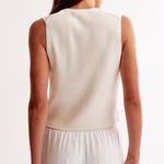 Abercrombie & Fitch Abercrombie tie front sweater vest high neck bows Photo 2
