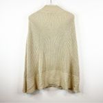 Ralph Lauren Lauren Wool Blend Faux Wrap Poncho L/XL Tan Photo 1