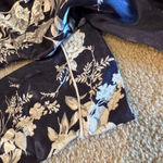 Apt. 9  Navy and Silver Floral pajama set NWT Photo 4