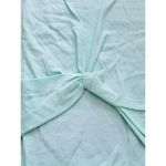 Zella Womens Twist T-Shirt Short Sleeve Crew Neck Active Green Statue Size (M) Photo 4