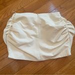 ZARA  Voluminous Bow Mini Skirt Cream Sz M Bloggers Fav Photo 8