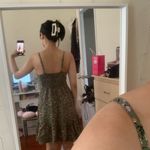 Old Navy  Sage Green Floral Sundress Photo 1