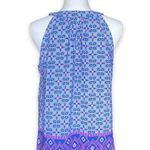 Skies Are Blue  Print Halter Top- Size Medium Photo 3