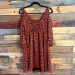 Disney Alice Through The Looking Glass Heart Print Cold Shoulder Dress Size XS Photo 1