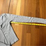 Brandy Melville  Heather Gray Button Thermal, One Size Photo 4