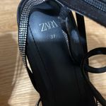 ZARA New! Black Strappy Gladiator Sandals Photo 3