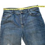 We The Free Free People Maggie Ripped Ankle Straight Leg Jeans In Sequoia Blue, Sz 32 Photo 10