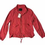 Anthropologie NWT Sanctuary Garnet Rose Drawstring Jacket Photo 0