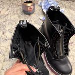 Dr. Martens  1460 Jungle Black Pink Sole Wanama Zip Up Boots Women's Size 6 Photo 13