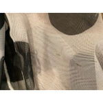 SimonMiller Cielo black & white polka dot ruched pencil cowl neck mesh dress XS Photo 8