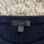 J.Crew GUC Bliss Wool Blend Navy Sweater Photo 5