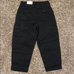 American Eagle NWT Barrel Pants Black Mid-Rise Size 6 Short Photo 1