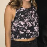 Parker purple and black floral tank Photo 6