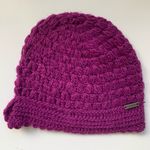 prAna adult one size purple knit beanie/snow hat Photo 0