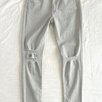 KanCan Gray Distressed Ripped Knee Skinny Jeans Sz 9/28 Indie Closet Staple Photo 0