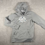 The North Face  Hoodie Womens Small Gray White Spell Out Sweatshirt‎ Sweater Outdoors Photo 0