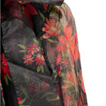 Rachel Parcell Floral Tie Neck Long Sleeve Satin Dress (10) Photo 5