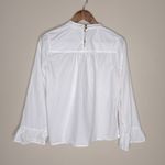 Maeve Anthropologie  Aja Poplin Bell Sleeve Blouse Photo 7