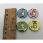 Girl Scouts Pins Monkey I Love Lucy 4 Lapel Sash Vest Pins Cookie Award Pins NEW Photo 1