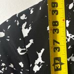 Calvin Klein  short sleeve wrap shirt dress black white patterned Midi Business Photo 9