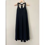 prAna  Women's Cali Dress Large Black Shelf Bra A-Line Scoop Neck Wicking Photo 3