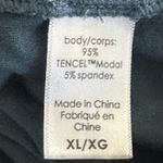 Eberjay Eberjey Henry Tencel Pajama Henley Shirt Size XL Blue Long Sleeve Relaxed Soft Photo 5