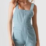 Urban Outfitters Rolla’s x UO Admiral Light Blue Corduroy Jumpsuit Photo 2