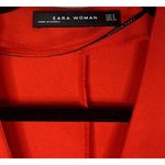 ZARA  V Neck Shift Mini Dress Short Tiered Ruffle Sleeves "Night-Out" S Red #2979 Photo 6