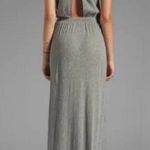 Free People  FP Beach Audrina maxi slit Gray Shirt dress with pockets size S Photo 0