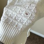 Topshop White Oversized Polo Sweater Photo 4