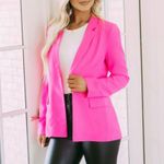 These Three Boutique Tinsley Blazer- Hot Pink Photo 4