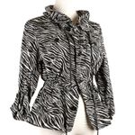 Elementz Jacket in Black&White Zebra Print Size M Photo 3