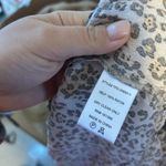 Sky To Moon Cheetah Print Ruffle Mini Dress Brown Size M Photo 3